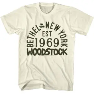 Woodstock Bethel New York 1969 Men’s T Shirt