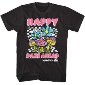 Woodstock Happy Daze Ahead Men’s T Shirt