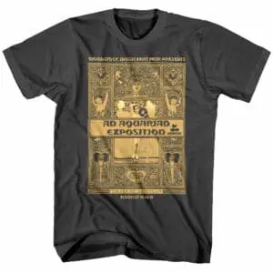 Woodstock vintage T-shirt featuring intricate artwork and text celebrating the historic music festival.