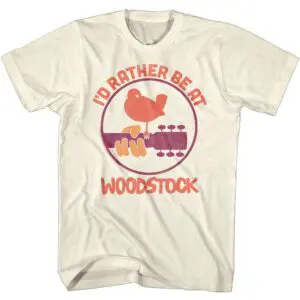 I’d Rather Be at Woodstock Men’s T Shirt