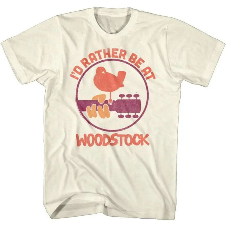 I’d Rather Be at Woodstock Men’s T Shirt