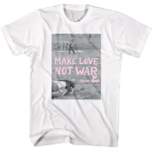 Woodstock Make Love not War Hippie Men’s T Shirt