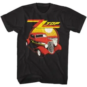 ZZ Top Eliminator Car Men’s T Shirt