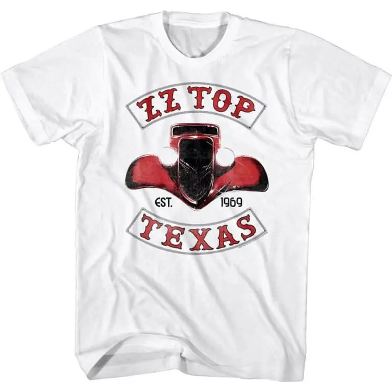 ZZ Top Texas 1969 Men’s T Shirt