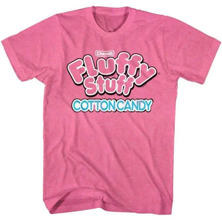 Charms Fluffy Stuff Cotton Candy Pink Men’s T Shirt