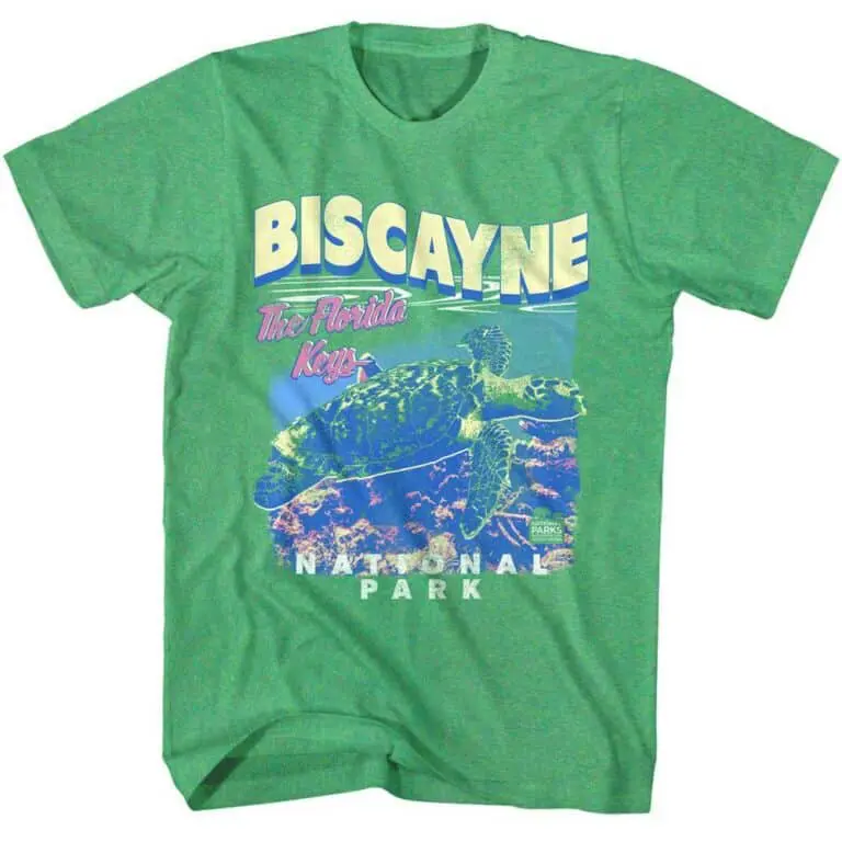 Sea Turtle Biscayne Florida Keys Men’s T Shirt