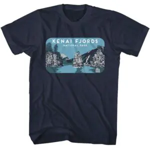 Kenai Fjords National Park Rocks Men’s T Shirt