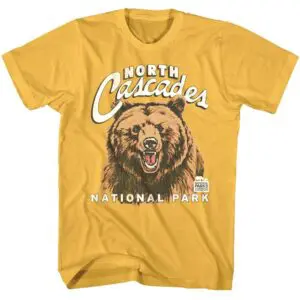 North Cascades Grizzly Bear Men’s T Shirt