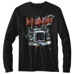 Def Leppard On Through the Night Long Sleeve T Shirt