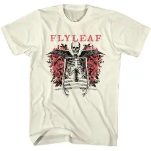 Flyleaf Angel Skeleton Men’s T Shirt