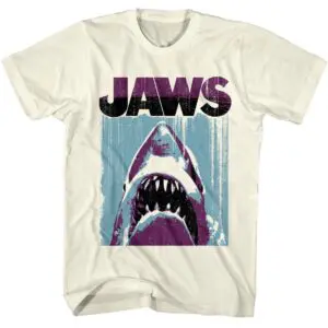 Jaws Deep Purple Shark Men’s T Shirt