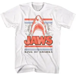 Jaws King of Sharks Head Men's T Shirt