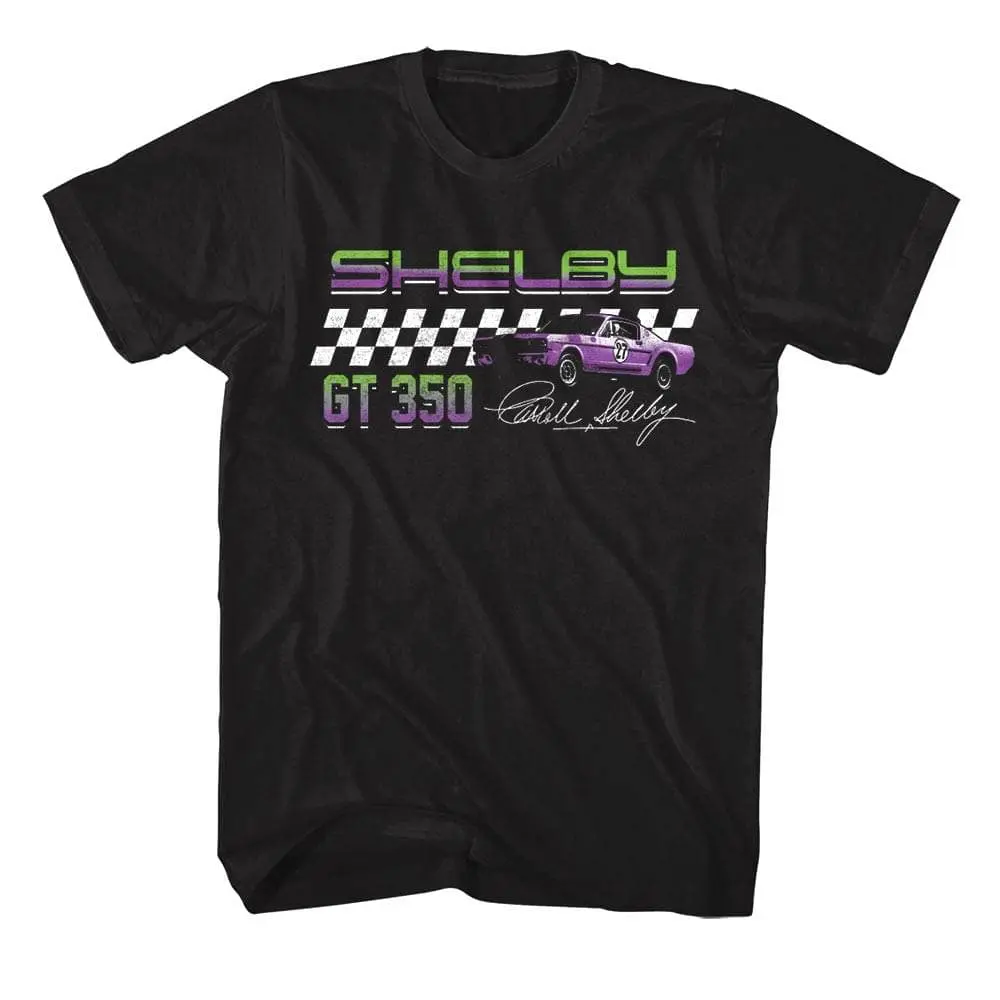 Shelby GT 350 Checkered Flag Men’s T Shirt