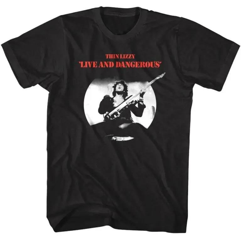 Thin Lizzy Live and Dangerous Men’s T Shirt