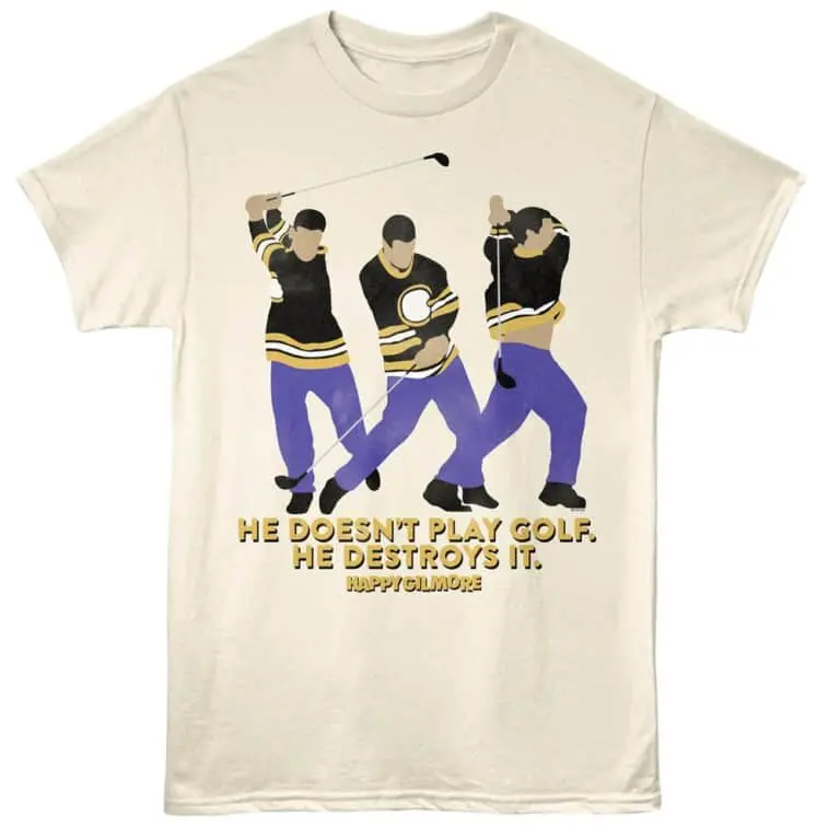 Funny golf shirt, humorous golf tee, cartoon golfer gift, sports quote shirt.