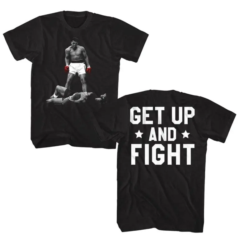 Muhammad Ali Get Up & Fight Liston Men's T Shirt