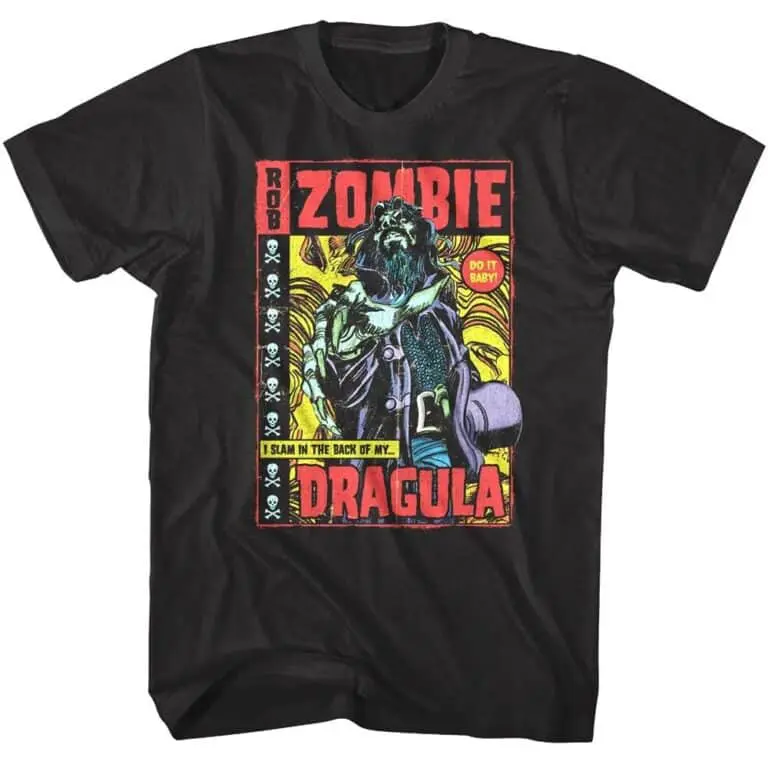 Rob Zombie Dragula Comic Men’s T Shirt