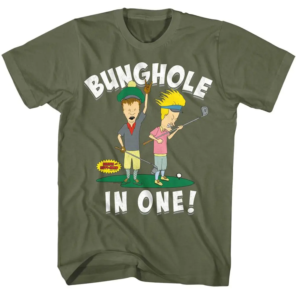 Beavis and Butthead Bunghole In One Men's T Shirt