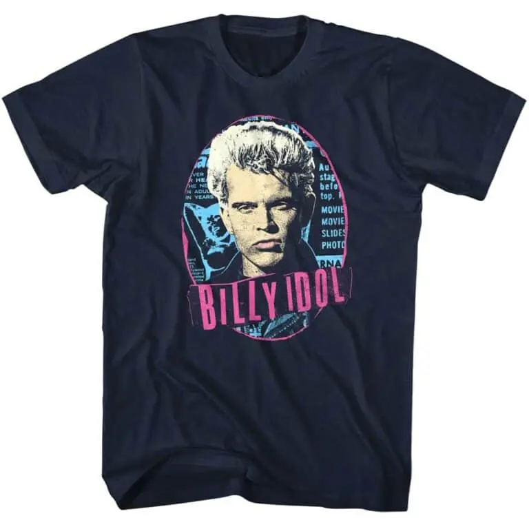 Billy Idol Ransom Note Men's T Shirt