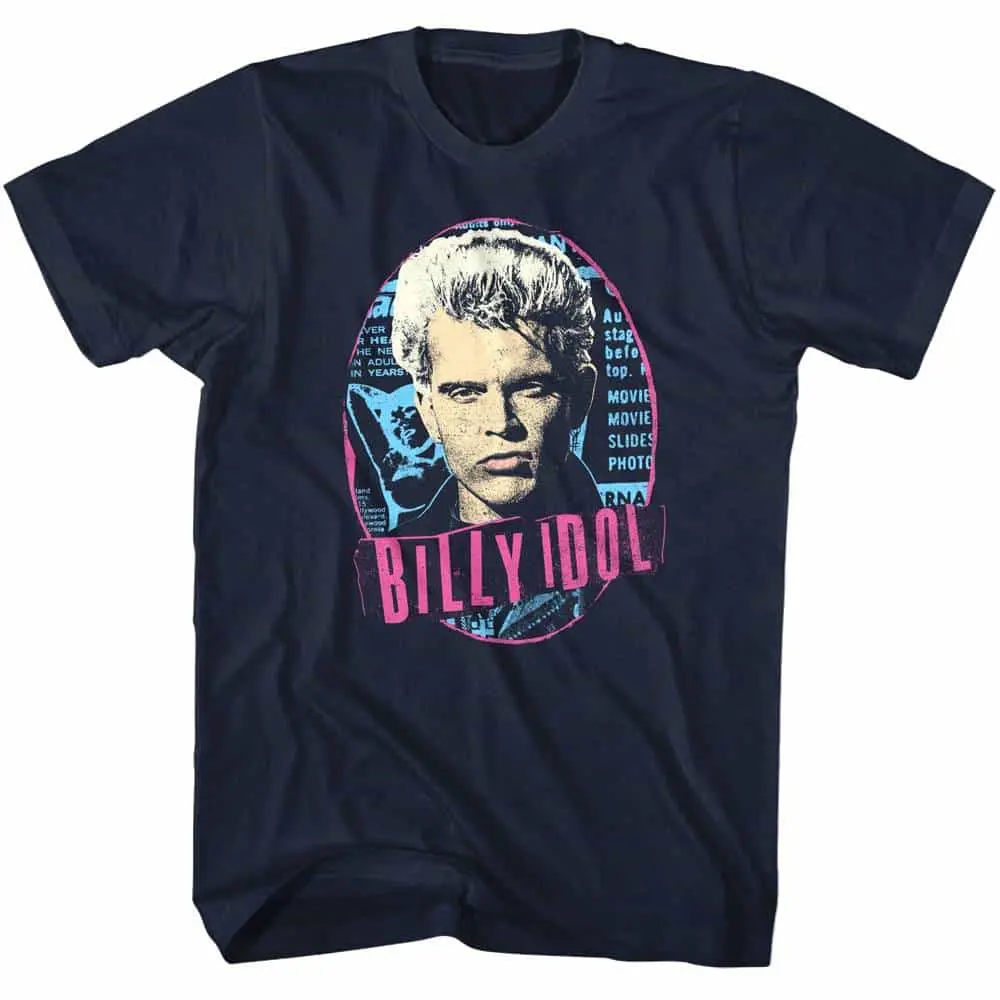 Billy Idol Ransom Note Men's T Shirt