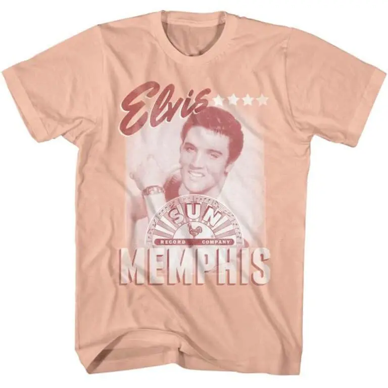 Elvis Presley Memphis Peach Men's T Shirt