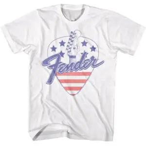 Fender American Guitar Pick Men's T Shirt