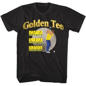 Golden Tee Golf Game Swings Guide Men's T Shirt