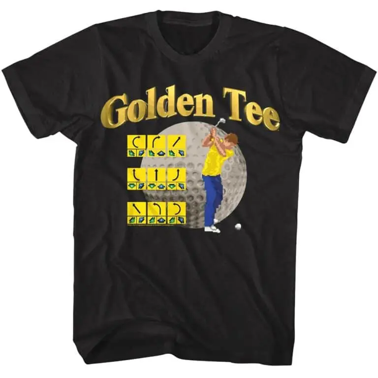 Golden Tee Golf Game Swings Guide Men's T Shirt
