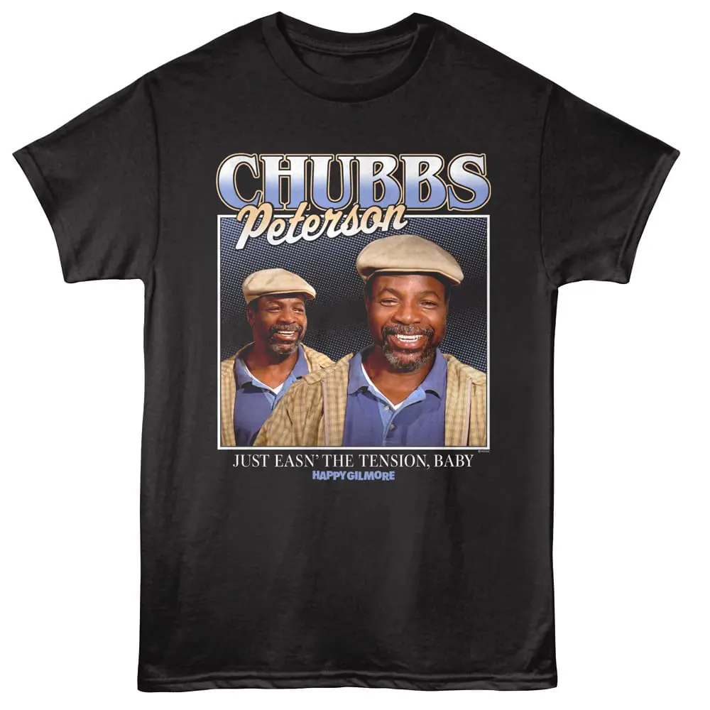 Funny Chubbs Peterson meme t-shirt inspired by Happy Gilmore movie. Perfect for comedy fans.