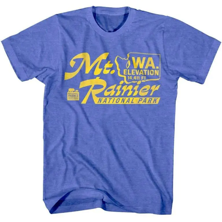 Mt Ranier Elevation Men’s T Shirt