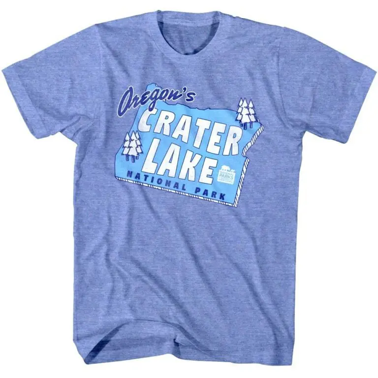 Oregon’s Crater Lake National Park Men’s T Shirt