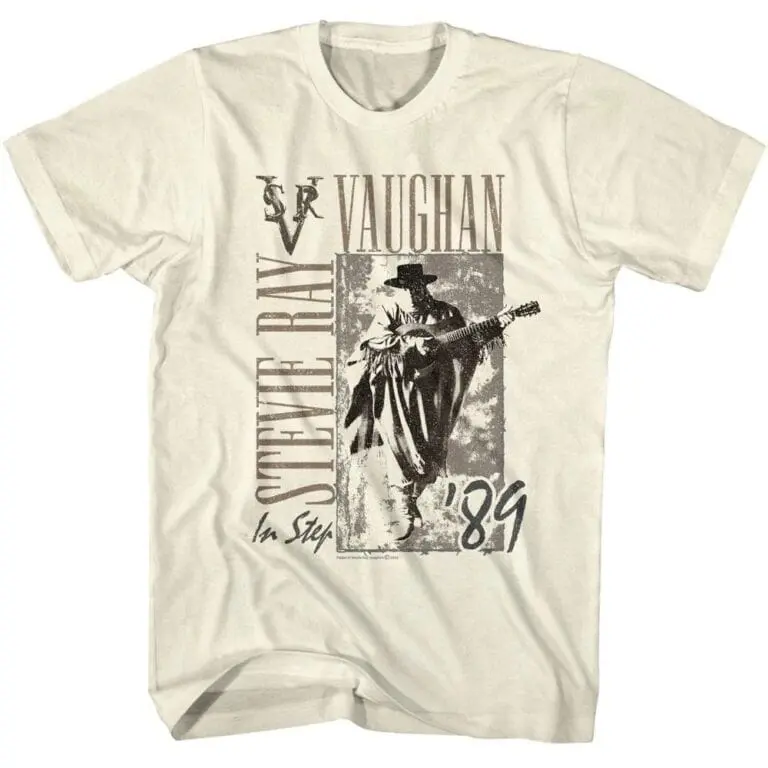 Stevie Ray Vaughan In Step 89 Men’s T Shirt