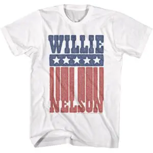 Willie Nelson American Logo Men's T Shirt