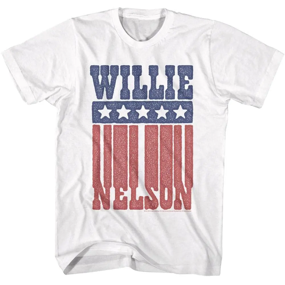 Willie Nelson American Logo Men's T Shirt