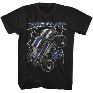 Bigfoot 21 Lightning Bolt Men’s T Shirt