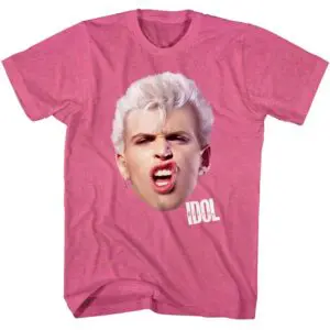 Billy Idol Pink Pout Men’s T Shirt