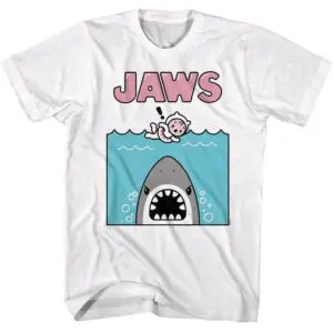 Jaws Kawaii Shark Swimmer Men’s T Shirt