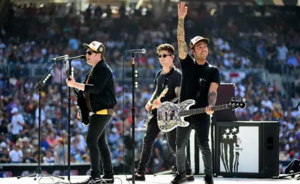 Fall Out Boy on stage