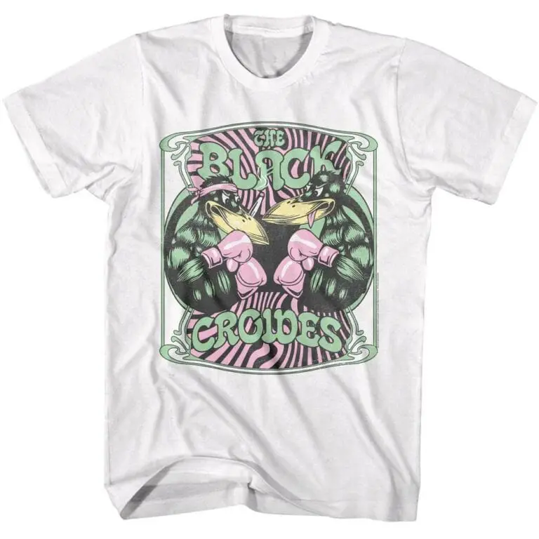 Black Crowes Boxing Birds Men’s T Shirt