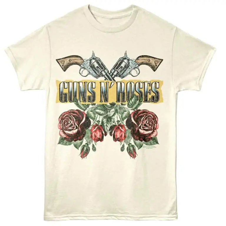 Guns N Roses Pistols Crossed Men's T Shirt