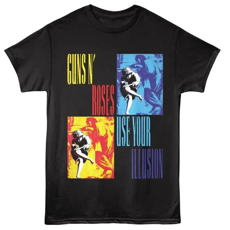 Guns N Roses Use Your Illusion Albums Men’s T Shirt