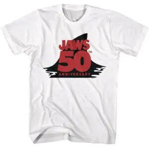 Jaws 50th Anniversary Shark Fin Men’s T Shirt