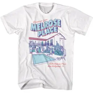 Melrose Place Greetings from West Hollywood Men’s T Shirt