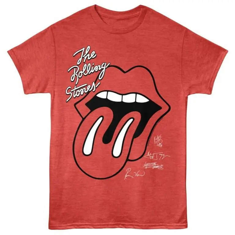 Rolling Stones Signature Hot Lips Men’s T Shirt