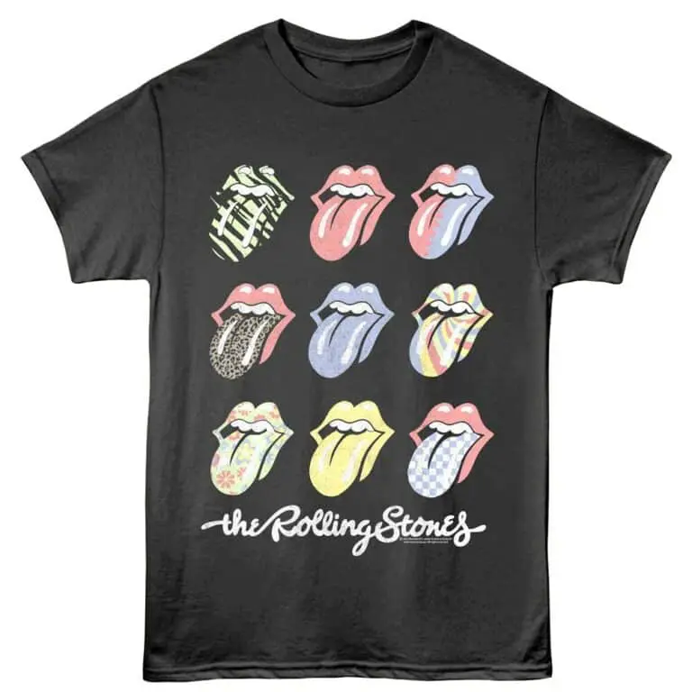 Rolling Stones Hot Lips Pop Art Men’s T Shirt