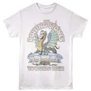 Rolling Stones Dragon World Tour 78 Men’s T Shirt