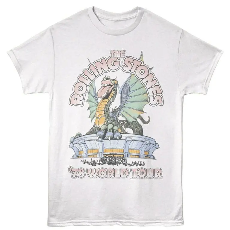 Rolling Stones Dragon World Tour 78 Men’s T Shirt
