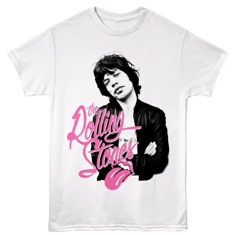 Rolling Stones Mick Jagger Pose Men’s T Shirt