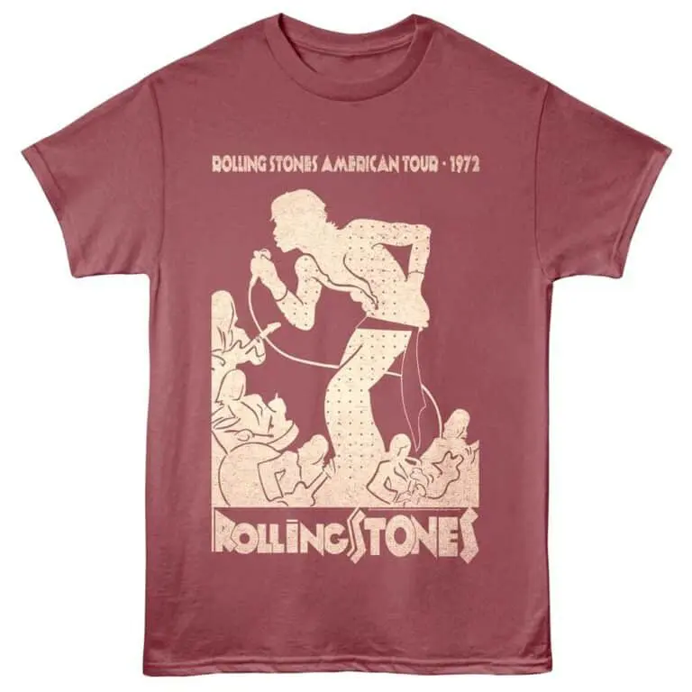 Rolling Stones American Tour 1972 Men’s T Shirt
