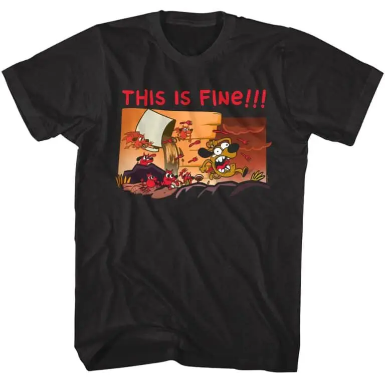 This is Fine Devil Dogs Attack Men’s T Shirt